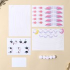 Набор для украшения яиц на подложке «Зайки» на пасху, 13×10 см - Фото 4