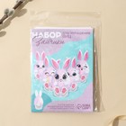 Набор для украшения яиц на подложке «Зайки» на пасху, 13×10 см - Фото 8