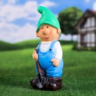 Садовая фигура из полистоуна «Гном сказочный», 17×18×39 см - Фото 1