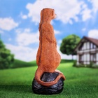 Садовая фигура из полистоуна «Большой сурикат на камне», 60×24×22 см - Фото 13