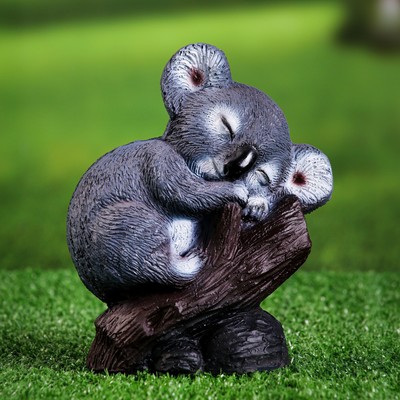 Садовая фигура из полистоуна «Коала спящая», 16×13×7 см