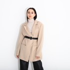 Ремень женский, ширина 3,5 см, затяжка, пряжка металл, цвет чёрный - фото 24289532