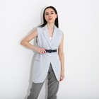 Ремень женский, ширина 3,5 см, винт, пряжка металл, цвет синий - фото 53471565