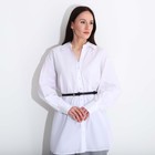 Ремень женский, ширина 1,5 см, винт, пряжка металл, цвет чёрный - фото 24749733