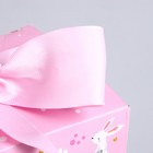 УЦЕНКА Мягкая игрушка «Зайка Ла-Пу-Ля с повязкой бант», серая, 20 см - Фото 2