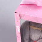 УЦЕНКА Мягкая игрушка «Зайка Ла-Пу-Ля с повязкой бант», серая, 20 см - Фото 3