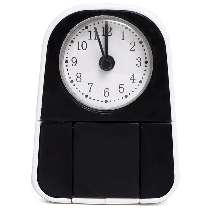 Робот-часы «Щенок», трансформируется в будильник, работает от батареек, цвет белый 59966