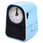 Робот-часы «Щенок», трансформируется в будильник, работает от батареек, цвет голубой - фото 6791830