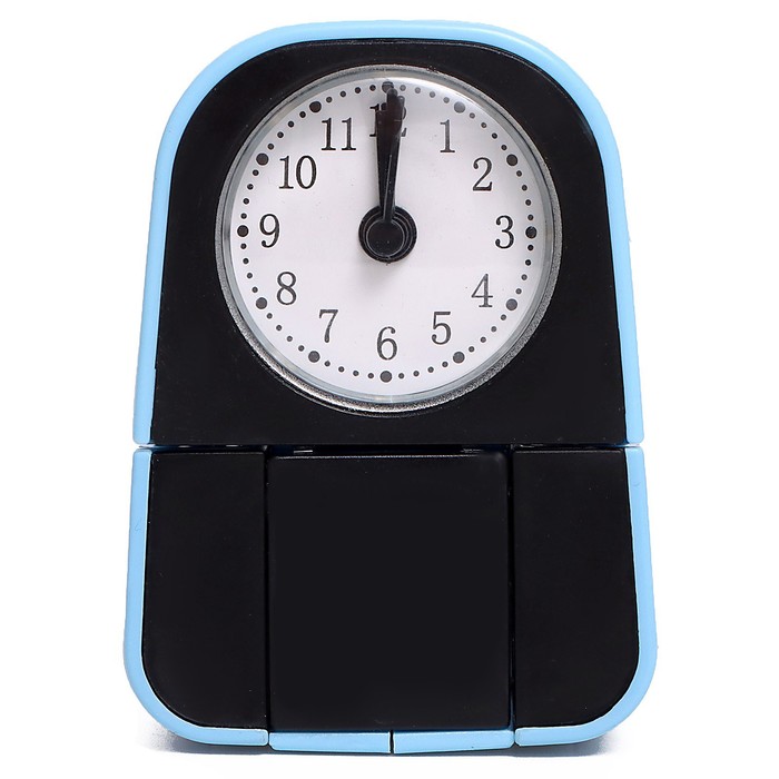 Робот-часы «Щенок», трансформируется в будильник, работает от батареек, цвет голубой 59967