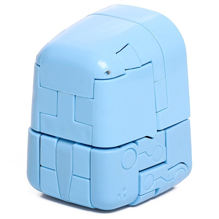 Робот-часы «Щенок», трансформируется в будильник, работает от батареек, цвет голубой 59967