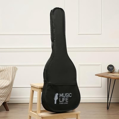 Чехол для гитары Music Life, черный, 96×36 см