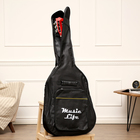 Чехол для гитары, черный, 105 х 41 см, утепленный - фото 11572201