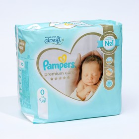 Подгузники Pampers Premium Care Newborn , 3 кг, 22 шт