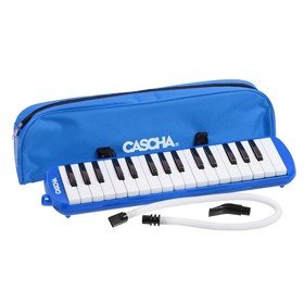Мелодика Cascha HH-2060, 32 клавиши, чехол, мундштук, голубая