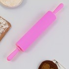 Скалка «Порадуй себя», 31 х 4.2 см, силикон, пластик, цвет розовый - Фото 3