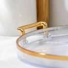 Поднос «Риф», d=27 см, прозрачный - Фото 3