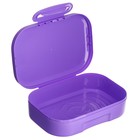 Детский набор: контейнер для хранения 0.98 л и бутылка для воды с петлей 0.4 л, цвет сиреневый - Фото 6