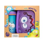 Детский набор: контейнер для хранения 0.98 л и бутылка для воды с петлей 0.4 л, цвет сиреневый - Фото 10