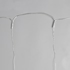 УЦЕНКА Гирлянда «Занавес» 2×3 м роса, IP20, серебристая нить, 450 LED, свечение тёплое белое, 8 режимов, 220 В - Фото 5