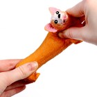 Антистресс сквиш мялка «Корги», с песком, тянучка, в шоубоксе - Фото 6