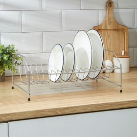 Сушилка для посуды с поддоном «Мини», 37×22×15 см