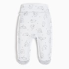 Комплект ползунков Крошка Я Newborn 2шт, р. 62-68, белый 9433131