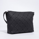 Сумка женская на молнии, цвет чёрный - фото 50971341