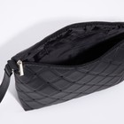 Сумка женская на молнии, цвет чёрный - фото 50971343