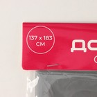 Скатерть на стол Доляна «Праздничный стол», 137×183 см, толщина 30 мкм, цвет серебряный - Фото 5