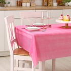 Скатерть на стол Доляна «Праздничный стол», 137×183 см, цвет розовый - Фото 3