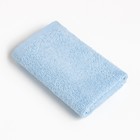 Полотенце махровое "Этель" 30х30 см, цвет светло-голубой, 100% хлопок, 340 г/м2 - фото 10208916
