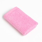 Полотенце махровое "Этель" 30х30 см, цвет ярко-розовый, 100% хлопок, 340 г/м2 - Фото 1