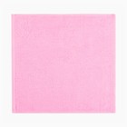Полотенце махровое "Этель" 30х30 см, цвет ярко-розовый, 100% хлопок, 340 г/м2 - Фото 2