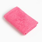 Полотенце махровое "Этель" 30х30 см, цвет розовый, 100% хлопок, 340 г/м2 - фото 319234972