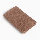 Полотенце махровое "Этель" 30х30 см, цвет светлый шоколад, 100% хлопок, 340 г/м2 - фото 319234980