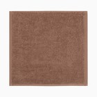 Полотенце махровое "Этель" 30х30 см, цвет светлый шоколад, 100% хлопок, 340 г/м2 - фото 49606175