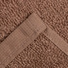 Полотенце махровое "Этель" 30х30 см, цвет светлый шоколад, 100% хлопок, 340 г/м2 - фото 49606177