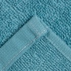 Полотенце махровое "Этель" 30х30 см, цвет бирюза, 100% хлопок, 340 г/м2 - Фото 4