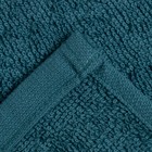 Полотенце махровое "Этель" 30х30 см, цвет тёмная бирюза, 100% хлопок, 340 г/м2 - Фото 4