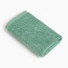 Полотенце махровое "Этель" 30х30 см, цвет тёмно-зелёный, 100% хлопок, 340 г/м2 - фото 10208975