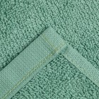 Полотенце махровое "Этель" 30х30 см, цвет тёмно-зелёный, 100% хлопок, 340 г/м2 - Фото 4