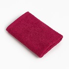 Полотенце махровое "Этель" 30х30 см, цвет вишнёвый, 100% хлопок, 340 г/м2 - фото 2822990