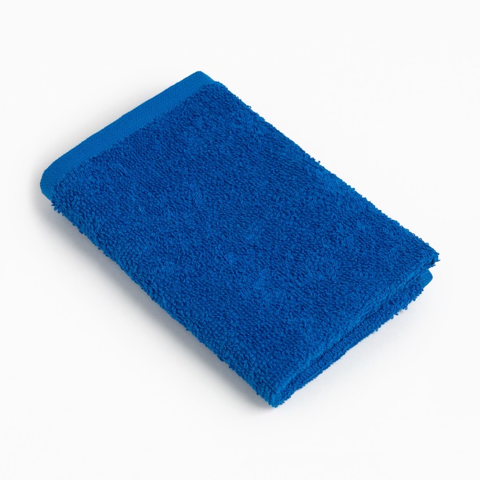 Полотенце махровое "Этель" 30х30 см, цвет индиго, 100% хлопок, 340 г/м2 - Фото 1