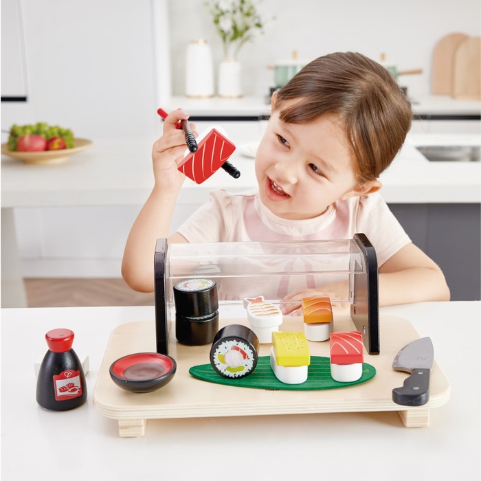 Игровой набор посуды и еды в витрине японского магазина «Время суши», 15 предметов 59975