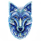 Пазл деревянный фигурный «Мудрый волк», 126 элементов - Фото 4