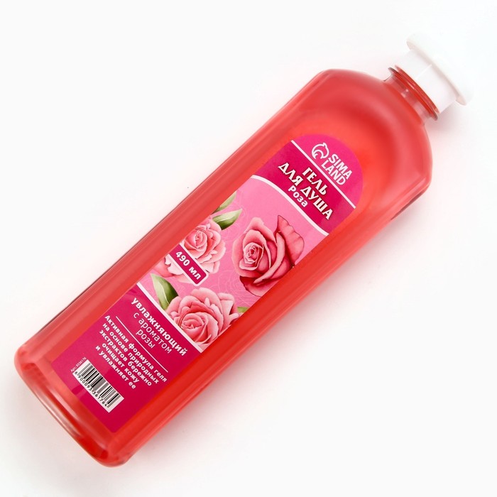 Увлажняющий гель для душа "Роза", 490 мл 32881