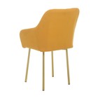 Стул "Либерти", Велюр горчица/Золотой - Фото 5