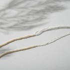 Бусины на нити «Майорка» 1,5 мм, цвет белый, 32 см - фото 8530602