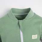 Комбинезон на молнии Крошка Я BASIC LINE, рост 80-86 см, зелёный - Фото 5