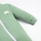 Комбинезон на молнии Крошка Я BASIC LINE, рост 80-86 см, зелёный - Фото 7